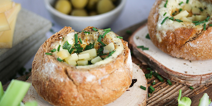 Ofenbrot mit Raclettekäse