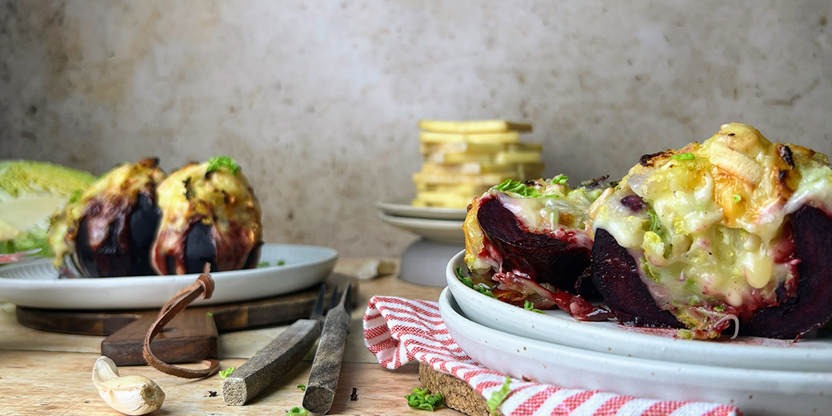 Gefüllte Raclette-Randen